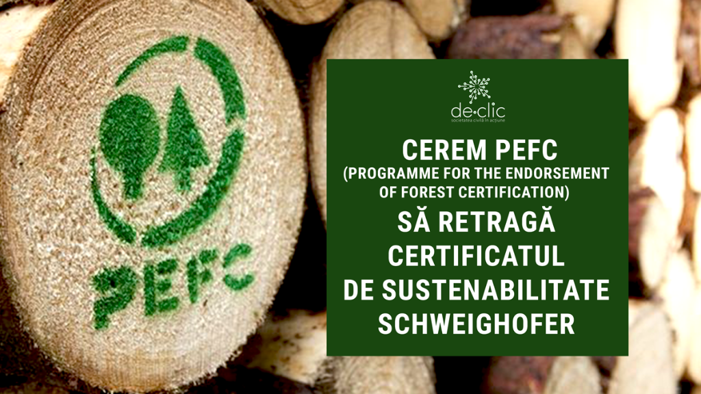PRESS RELEASE: 11,000 citizens request the withdrawal of the PEFC* certification awarded to Schweighofer
