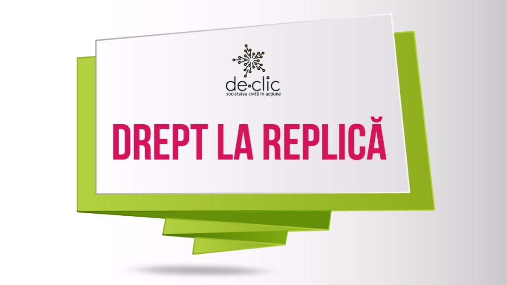 Drept la replică privind acuzațiile aduse de Ministerul Apelor și Pădurilor