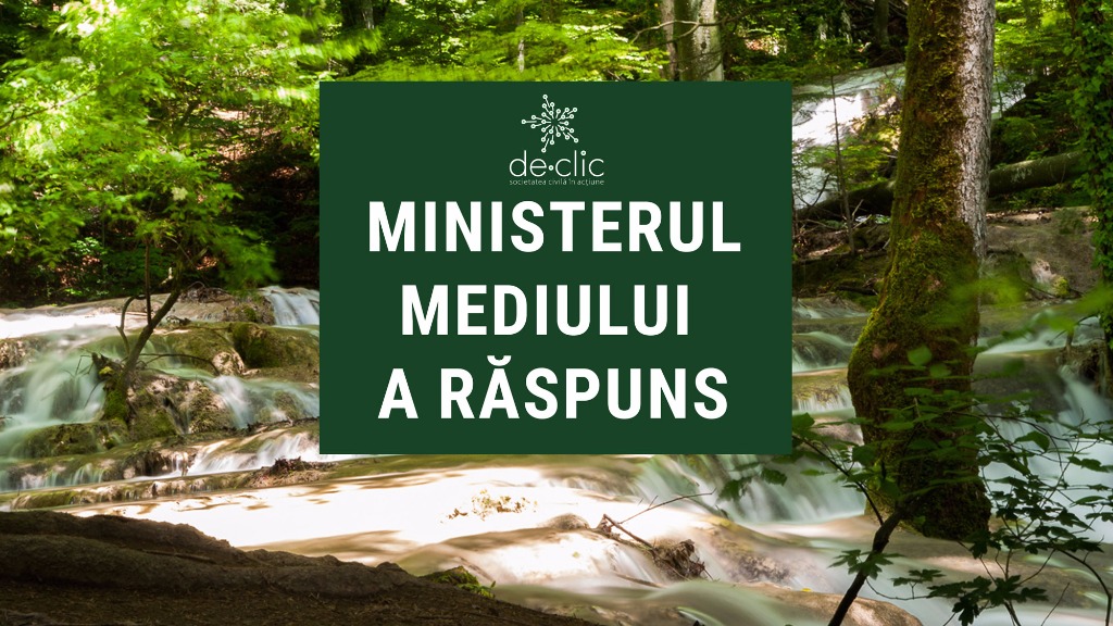 #SOSNera: vezi răspunsul Ministerului Mediului