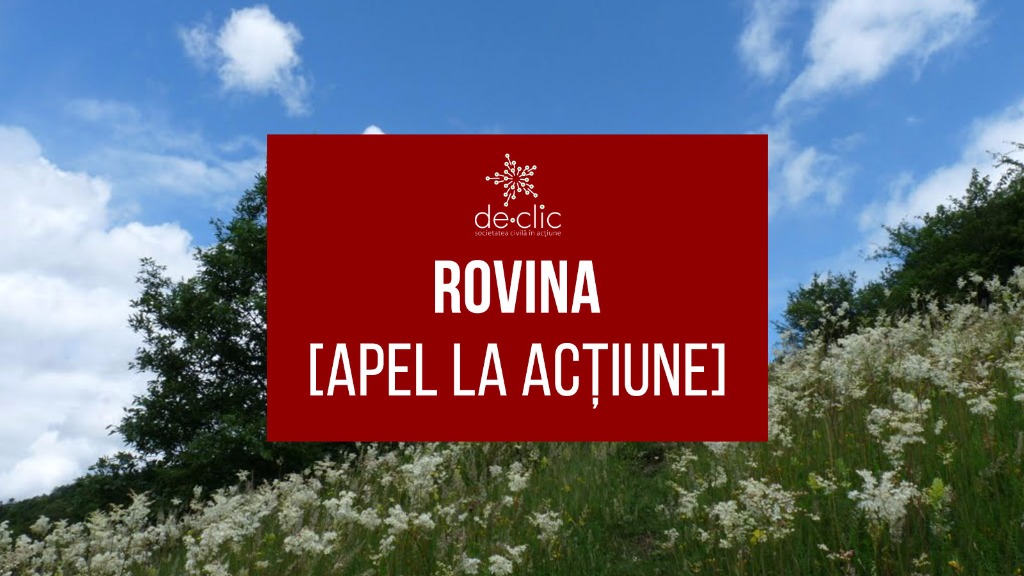 [Apel la acțiune] Rovina, noua Rosia Poieni a Romaniei?