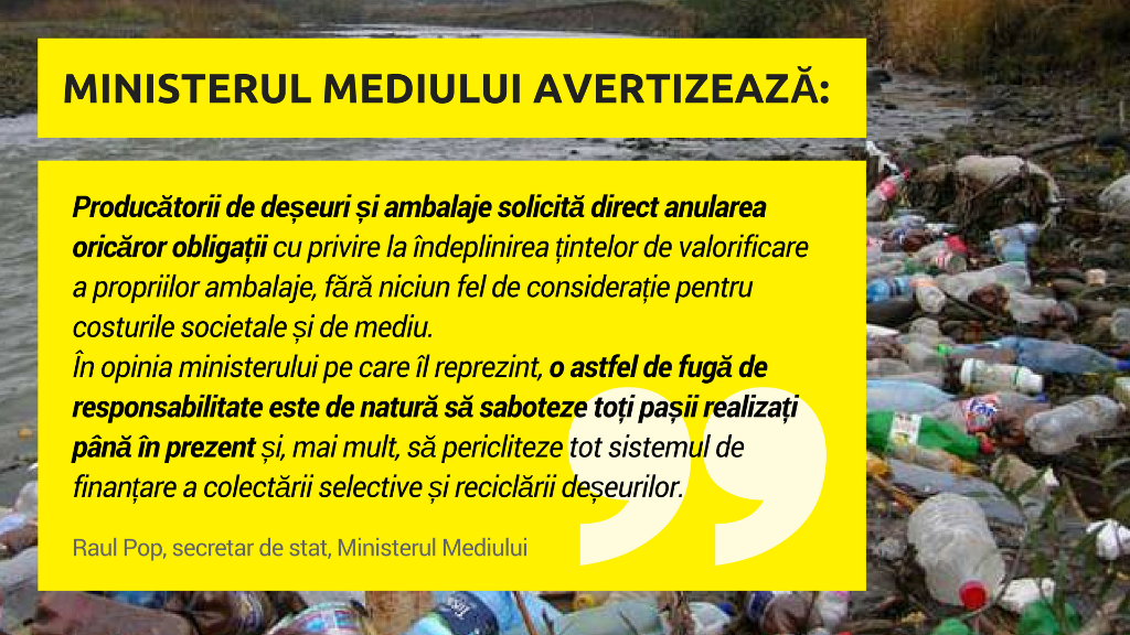 CORPORAȚIA FACE LEGISLAȚIA: producătorii de deșeuri se mobilizează în Parlament!
