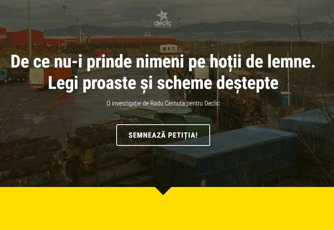Am lansat investigația despre cum se fură cu ajutorul legii