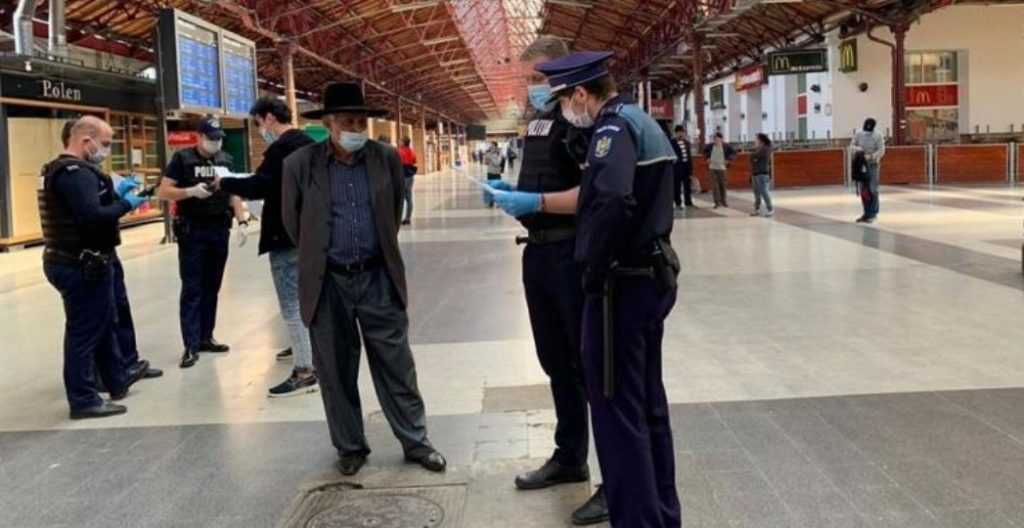 Polițiști metrou corovavirus