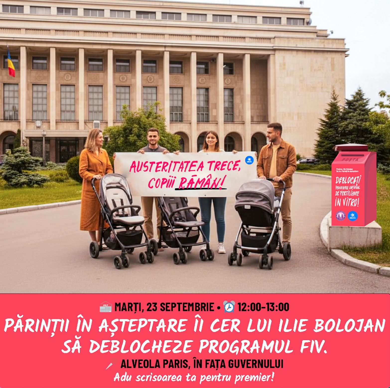 Scrisoare pentru Ilie Bolojan-deblocați programul FIV!