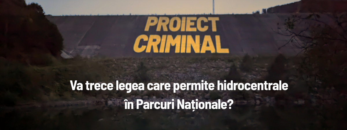 Fără hidrocentrale în parcuri naționale!