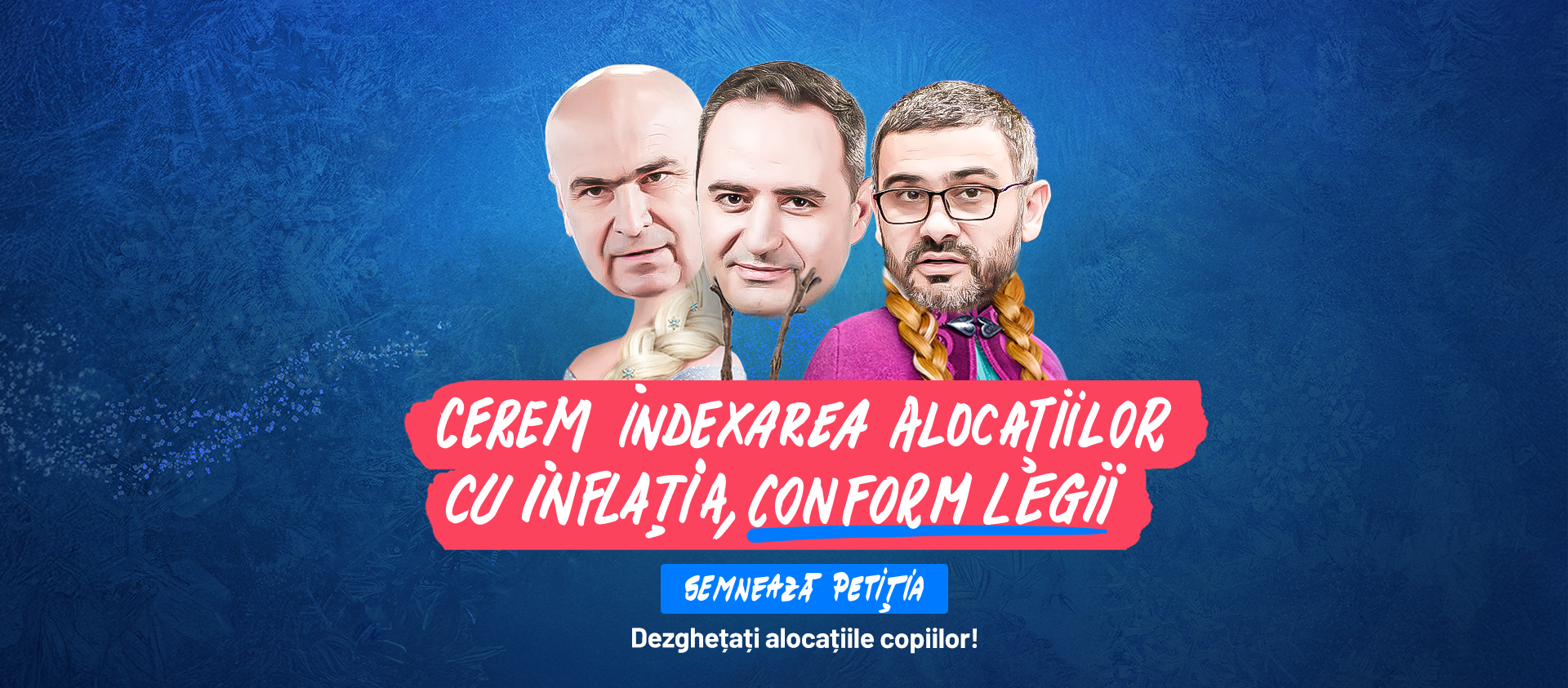 Dezghețați alocațiile copiilor!