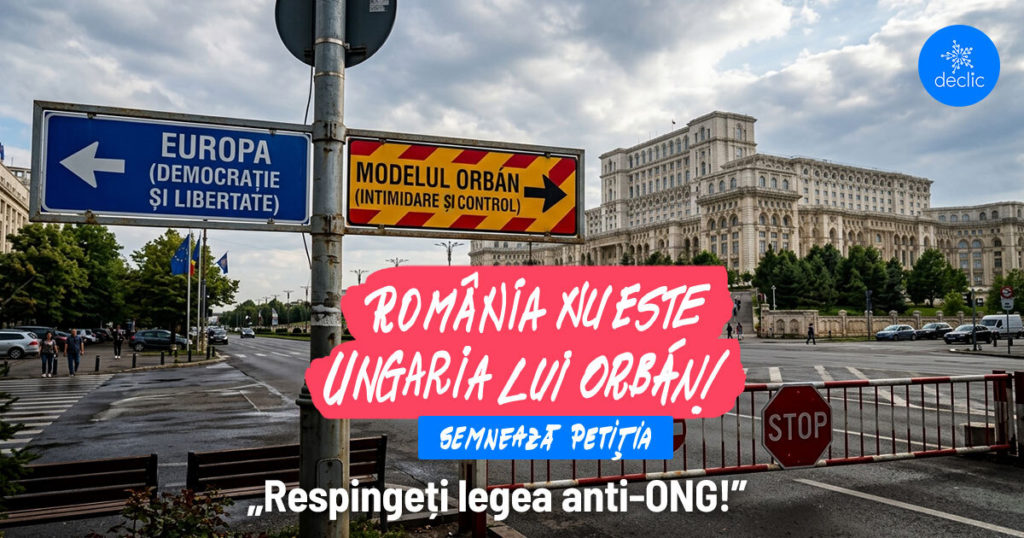 Declic cere Camerei Deputaților să respingă legea anti-ONG