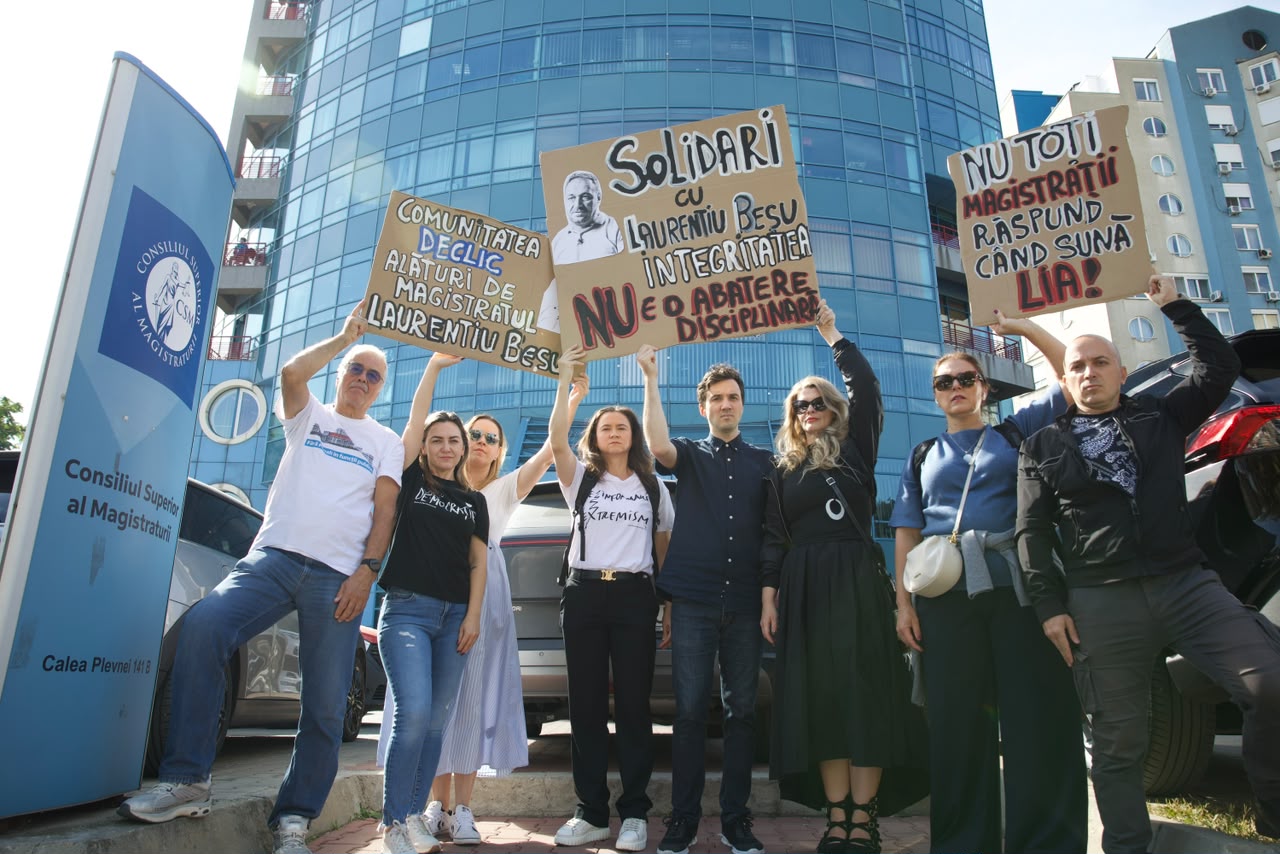Comunitatea Declic alături de magistratul Laurențiu Beșu